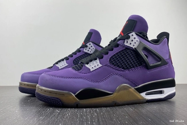 4 Air TRAVIS Retro Jordan 526 dynasty 766302 purple DailyWear SCOTT 1027